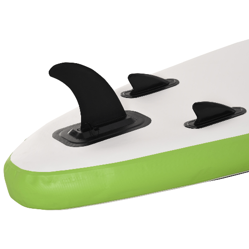 HOMCOM-Tavola-SUP-Gonfiabile-con-Accessori-Inclusi-Tavola-da-Surf-Stand-Up-Paddle-Board-per-Adulti-e-Teenager-305x75x15cm-Verde-e-Bianco