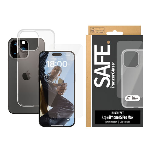 PanzerGlass-SAFE.-2-in-1-Pack-iPhone-2023-iPhone-6.7-Pro-Max-Pellicola-proteggischermo-trasparente-Apple-1-pz