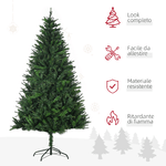 HOMCOM-Albero-di-Natale-Artificiale-180cm-con-786-Rami-2-Sezioni-e-Base-in-Metallo-Verde