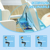 HOMCOM-Banco-Scuola-con-Sedia-per-Bambini-3-12-Anni-Altezza-Regolabile-e-Piano-Inclinabile-Azzurro
