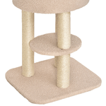 PawHut-Albero-Tiragraffi-Robusto-per-Gatti-con-5-Livelli-Cuccia-Casetta-Giochi-e-Corda-Sisal-Beige-Max-30kg