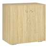 HOMCOM-Mobiletto-Multiuso-a-2-Ante-per-Soggiorno-o-Ufficio-70x39x70cm---Color-Legno