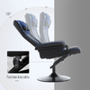 Vinsetto-Set-2-Pezzi-Poltrona-Gaming-Reclinabile-Inclinabile-a-130°-con-Sgabello-Poggiapiedi-Nero-e-Blu-Scuro