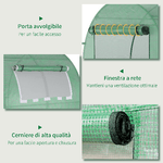 Outsunny-Serra-da-Giardino-a-Tunnel-con-Porte-e-Finestre-Avvolgibili-in-PE-Verde-180x180x200cm