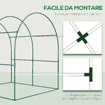 Outsunny-Serra-da-Giardino-a-Tunnel-con-Porte-e-Finestre-Avvolgibili-in-PE-Verde-180x180x200cm