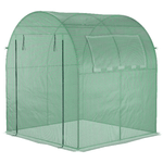 Outsunny-Serra-da-Giardino-a-Tunnel-con-Porte-e-Finestre-Avvolgibili-in-PE-Verde-180x180x200cm