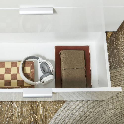 HOMCOM-Mobile-Multiuso-con-4-Cassetti-e-un-Armadietto-con-2-Ripiani-Regolabili-in-Truciolato-105x35x92cm