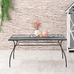 Outsunny-Tavolo-da-Giardino-Rettangolare-con-Piano-d-Appoggio-a-Rete-150x90x73cm-Nero