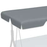 Outsunny-Tettuccio-di-Ricambio-per-Dondolo-in-Poliestere-con-Protezione-UV50--192x144cm-Grigio-Scuro