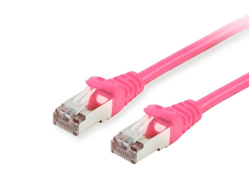 Equip-605580-cavo-di-rete-Rosa-1-m-Cat6-S-FTP-S-STP--Cat.6-S-Ftp-Patch-Cable---1.0M-Pink---Warranty-12M-