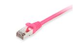 Equip-605580-cavo-di-rete-Rosa-1-m-Cat6-S-FTP-S-STP--Cat.6-S-Ftp-Patch-Cable---1.0M-Pink---Warranty-12M-