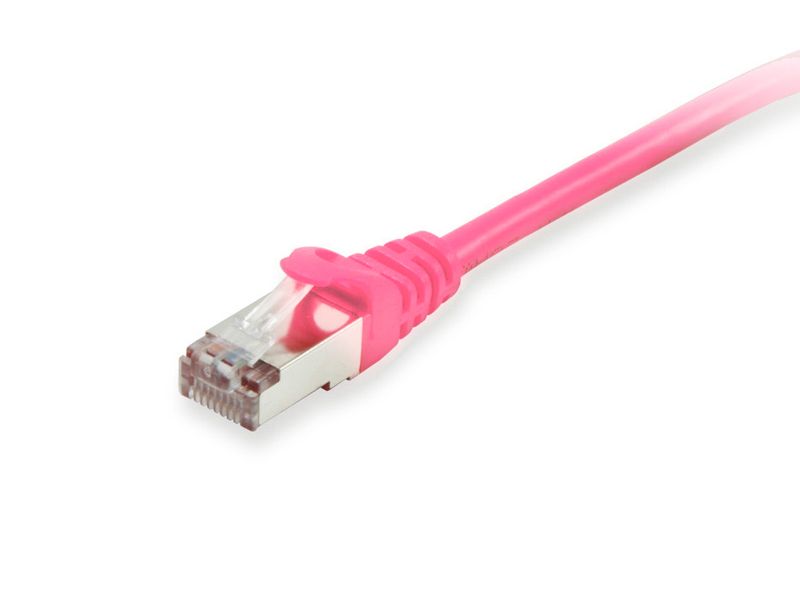 Equip-605580-cavo-di-rete-Rosa-1-m-Cat6-S-FTP-S-STP--Cat.6-S-Ftp-Patch-Cable---1.0M-Pink---Warranty-12M-