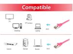 Equip-605580-cavo-di-rete-Rosa-1-m-Cat6-S-FTP-S-STP--Cat.6-S-Ftp-Patch-Cable---1.0M-Pink---Warranty-12M-