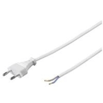 Goobay Wentronic Goobay Euro Kabel zum Konfektionieren, 1,5 m, Weiß, Weiß - Eurostecker (Typ C, CEE 7/16