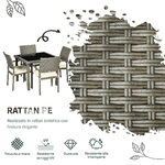 Outsunny-Set-da-Esterni-in-Rattan-PE-con-Tavolo-e-4-Sedie-con-Cuscini-Grigio