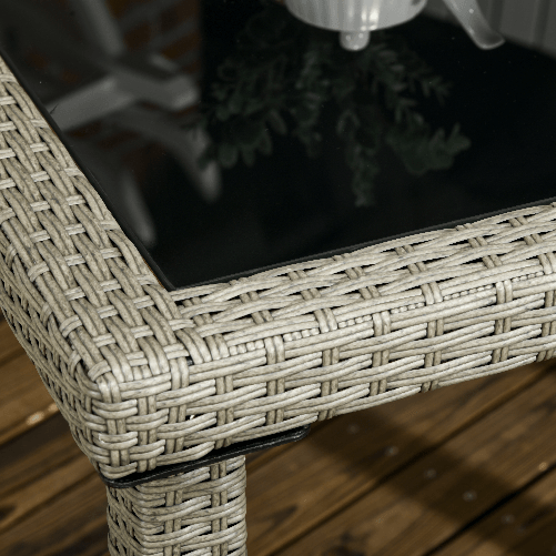 Outsunny-Set-da-Esterni-in-Rattan-PE-con-Tavolo-e-4-Sedie-con-Cuscini-Grigio