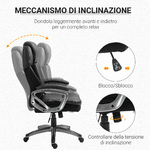 Vinsetto-Poltrona-da-Ufficio-Ergonomica-con-Poggiatesta-Altezza-Regolabile-e-Dondolo-Sedia-Girevole-con-Ruote-68x76x117-125cm-Nero