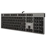 A4Tech KV-300H tastiera USB Grigio (Kv-300H Keyboard Usb Grey - Warranty 12M) - Versione UK