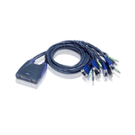 Aten Typ Kabel-Switch  Ports 4  Monitor VGA  Tastatur/Maus USB  Audio Lautsprecher  LAN N/A  Auflsung 2048x1536