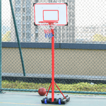 HOMCOM-Canestro-Basket-per-Bambini-Portatile-Regolabile-con-Tabellone-e-Piantana