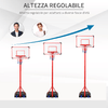 HOMCOM-Canestro-Basket-per-Bambini-Portatile-Regolabile-con-Tabellone-e-Piantana