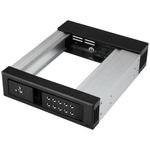 StarTech.com Modulo Hot Swap per Disco Rigido da 525 a 325 - per Dischi SATA/SAS da 35 - Trayless - Allumunio (5.25 TO 3