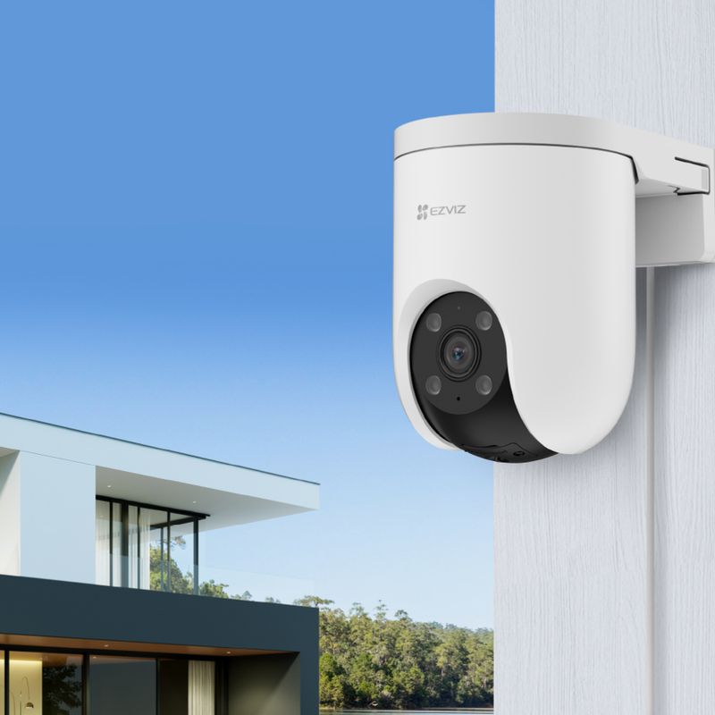 EZVIZ-H8c-PoE-2K-Cupola-Telecamera-di-sicurezza-IP-Esterno-2304-x-1296-Pixel-Soffitto-muro