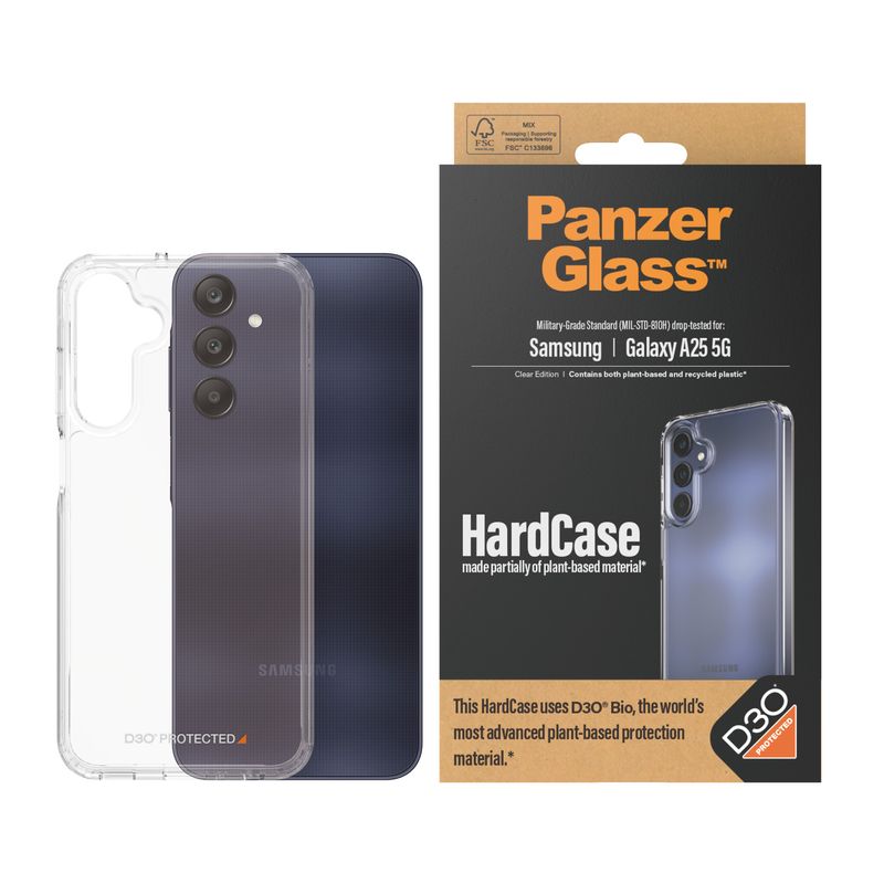 PanzerGlass-HardCase-with-D3O-Samsung-New-A24-5G-custodia-per-cellulare-Cover-Trasparente--HARD-CASE-CLEAR---D3O-BIO-GAL