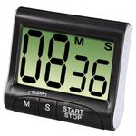 Hama xavax timer "Countdown" timer da cucina digitale nero in plastica timer con timer e - 1 pezzo (95304)