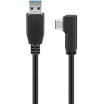 Microconnect USB3.1CA1A cavo USB 1 m USB 3.2 Gen 1 3.1 Gen 1 USB A USB C Nero (USB-C to USB3.0 A Cable 1m - Black for sy