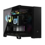 Corsair-2500X-RGB-Micro-Tower-Nero--Corsair-2500X-RGB-Dual-Chamber-Gaming-Case-w--Glass-Side---Front-Micro-ATX-2x-RGB-Fa