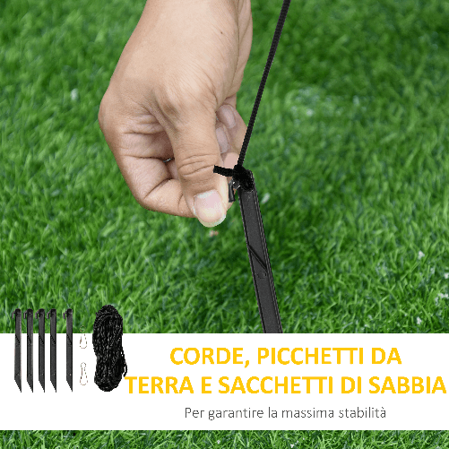 HOMCOM-Babbo-Natale-Gonfiabile-con-Slitta-Renna-Pupazzo-di-Neve-e-Luci-LED-Decorazione-Natalizia-da-Esterno-200x80x128cm