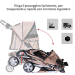 PawHut-Passeggino-per-Cani-Pieghevole-Carrello-per-Animali-Domestici-Caffe-75x45x97cm