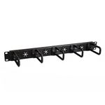 StarTech.com Pannello di gestione cavi per armadi Server Rack da 19" 1U - con anelli a D