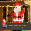HOMCOM-Babbo-Natale-Gonfiabile-Luminoso-240cm-con-Sacchetto-Regalo-Luci-LED-Decorazione-Natalizia