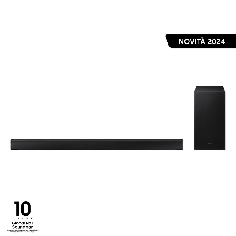 Samsung-HW-B750D-ZF-Serie-B-Soundbar-5.1-Canali-6-Speaker-Wireless-Dolby-Alexa-e-Google-Assistant-colore-Black