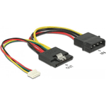 DeLOCK - Netzteil - interne Stromversorgung, 4-polig bis 4-Pin-Mini-Stromversorgungsstecker, SATA Leistung - 15 cm