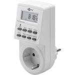 Goobay 51277 adattatore e invertitore Bianco (Goobay Digital Timer - White)