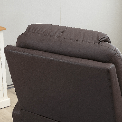 HOMCOM-Poltrona-Alzapersona-Reclinabile-fino-a-135°-con-Portabicchieri-Telecomando-e-Poggiapiedi-88x92x106-cm-Marrone