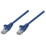 Intellinet Cat5e UTP 0.25m cavo di rete Blu 025 m U/UTP UTP (Network Patch Cable Cat5e 0.25m Blue CCA U/UTP PVC RJ45 Gol