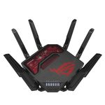 ASUS-ROG-Rapture-GT-BE19000-router-wireless-Multi-Gigabit-Ethernet-Tri-band--24-GHz-5-GHz-6-GHz--Nero-Rosso