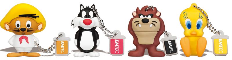 Chiavetta-USB-16GB-EMTEC-Looney-Tunes--Capodanno-