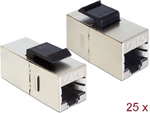 Delock-Modulo-Keystone-Presa-RJ45--Presa-RJ45-Cat.6-compatta-25-pezzi