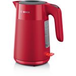 Bosch TWK2M164 bollitore elettrico 1,7 L 2400 W Nero, Grigio, Rosso