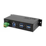 EXSYS EX-1185HMVS-2 hub di interfaccia USB 3.2 Gen 1 (3.1 Gen 1) Type-B 5000 Mbit/s Nero