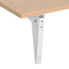 HOMCOM-Tavolino-a-Muro-Pieghevole-Salvaspazio-in-MDF-e-Telaio-in-Metallo-per-Cucina-Salotto-Color-Legno-60x40x20cm