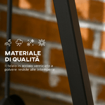 Outsunny-Scaffale-Portalegna-con-Ganci-da-Esterno-e-Interno-in-Acciaio-45x32x58cm-Nero