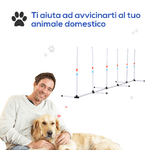 PawHut-Set-Agility-Dog-con-6-Pali-in-PE-e-Borsa-di-Trasporto-Inclusa-Bianco