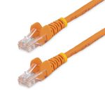 StarTech.com Cavo di Rete da 7m Arancio Cat5e Ethernet RJ45 Antigroviglio (7m Orange Snagless Cat5e Patch Cable)