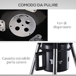 Outsunny-Barbecue-in-Ghisa-con-2-Ruote-e-2-Griglie-|-Coperchio-con-Termometro-Valvola-e-Ripiano-Inferiore-|-50x63x94cm